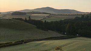 Preview wallpaper hill, grass, arable land, landscape