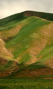 Preview wallpaper hill, grass, relief, landscape