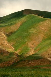 Preview wallpaper hill, grass, relief, landscape