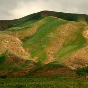 Preview wallpaper hill, grass, relief, landscape