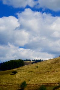 Preview wallpaper hill, grass, sky