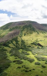 Preview wallpaper hill, landscape, slope, grass, nature