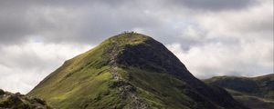 Preview wallpaper hill, peak, slope, path