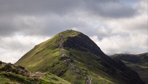 Preview wallpaper hill, peak, slope, path