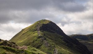 Preview wallpaper hill, peak, slope, path