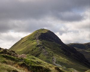 Preview wallpaper hill, peak, slope, path