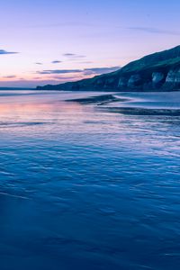 Preview wallpaper hill, sea, horizon, nature