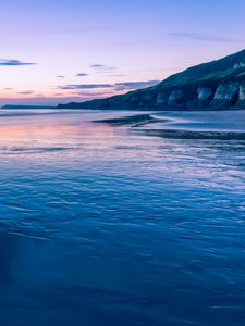 Preview wallpaper hill, sea, horizon, nature