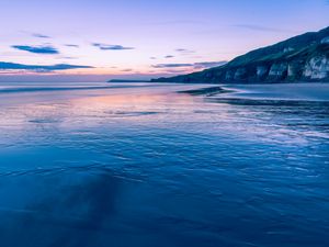 Preview wallpaper hill, sea, horizon, nature
