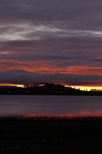 Preview wallpaper hill, sea, sunset, sky