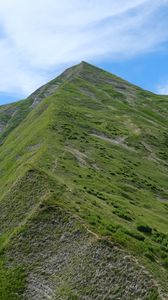 Preview wallpaper hill, slope, grass, nature