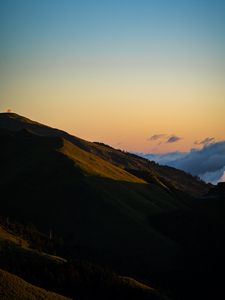 Preview wallpaper hill, slope, sky