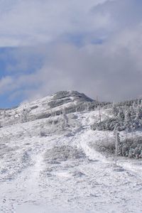 Preview wallpaper hill, snow, winter