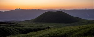 Preview wallpaper hill, valley, grass, landscape