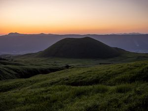 Preview wallpaper hill, valley, grass, landscape