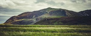 Preview wallpaper hills, mountain, grass, valley, nature