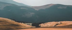 Preview wallpaper hills, mountains, landscape, relief, nature