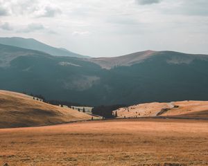 Preview wallpaper hills, mountains, landscape, relief, nature