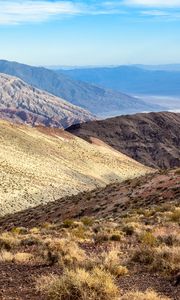 Preview wallpaper hills, mountains, landscape, nature, sky