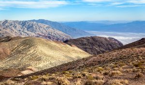 Preview wallpaper hills, mountains, landscape, nature, sky