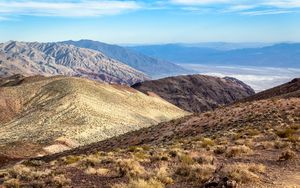 Preview wallpaper hills, mountains, landscape, nature, sky