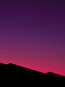 Preview wallpaper hills, silhouettes, figure, abstraction