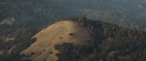 Preview wallpaper hills, trees, forest, landscape, view