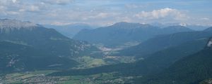 Preview wallpaper hills, trees, landscape, aerial view
