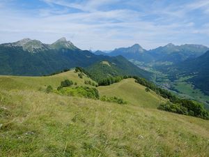 Preview wallpaper hills, trees, nature, landscape, aerial view, green