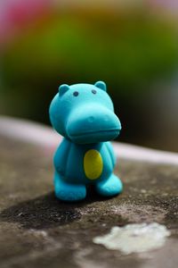 Preview wallpaper hippopotamus, toy, figurine, shadow