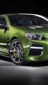 Preview wallpaper holden, commodore, hsv, gen-f2, green, side view