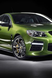 Preview wallpaper holden, commodore, hsv, gen-f2, green, side view