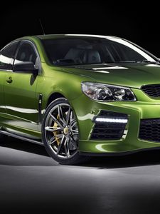 Preview wallpaper holden, commodore, hsv, gen-f2, green, side view