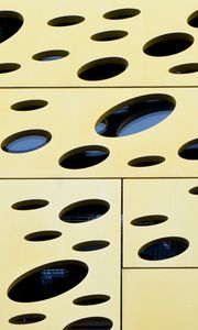 Preview wallpaper holes, panels, architecture, geometry, design, abstraction