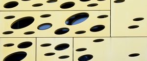 Preview wallpaper holes, panels, architecture, geometry, design, abstraction