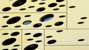 Preview wallpaper holes, panels, architecture, geometry, design, abstraction