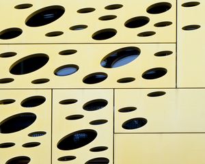 Preview wallpaper holes, panels, architecture, geometry, design, abstraction