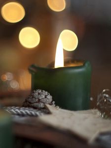 Preview wallpaper holiday, candles, background