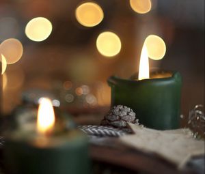 Preview wallpaper holiday, candles, background