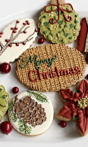 Preview wallpaper holiday, cookies, sweets, treats, new year, mood