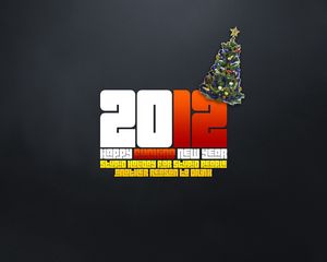 Preview wallpaper holiday, new year, inscription