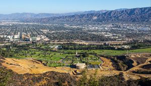 Preview wallpaper hollywood, griffith park, mountains