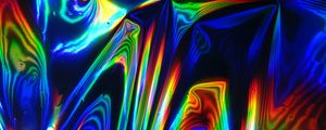 Preview wallpaper hologram, shimmering, colorful, abstraction