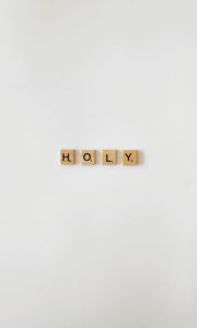 Preview wallpaper holy, word, letters, text