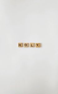 Preview wallpaper holy, word, letters, text