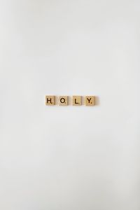 Preview wallpaper holy, word, letters, text