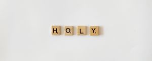 Preview wallpaper holy, word, letters, text