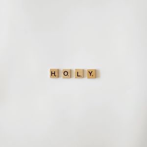 Preview wallpaper holy, word, letters, text