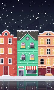 Preview wallpaper home, art, winter, snowfall