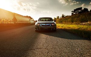 Preview wallpaper honda, accord, acura, tsx, front view